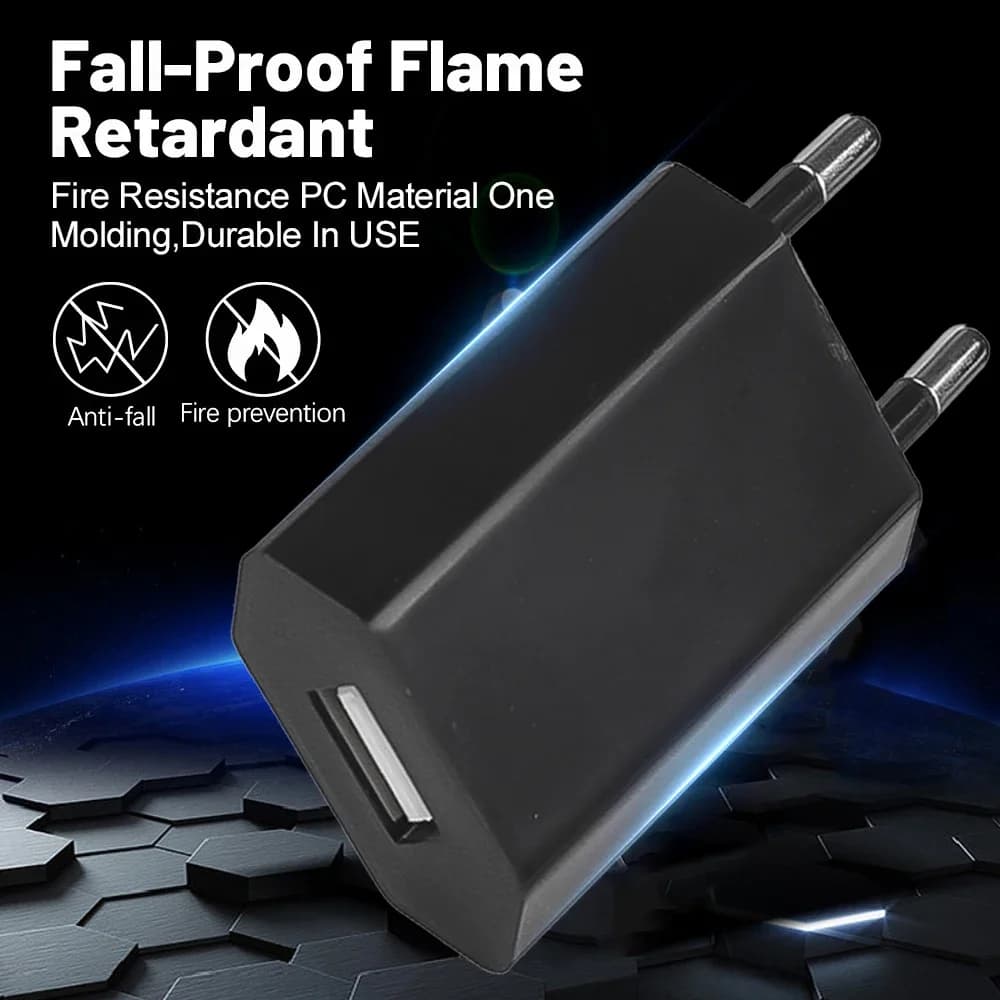 EU Plug Cellphone Chargers 5V 1A AC USB Charger Wall Power Adapter for Apple IPhone IPad Android Samsung Xiaomi Travel Chargers