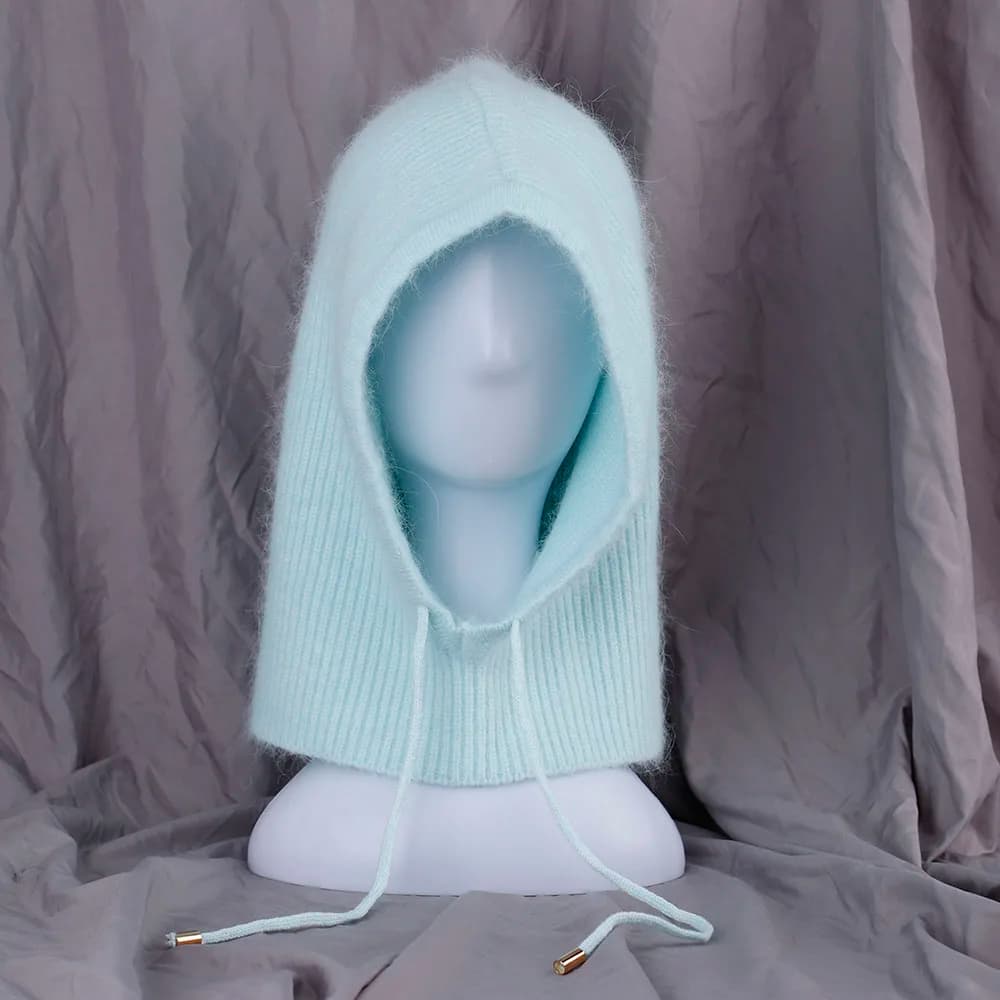 2022 NUOVO Cappello Invernale Vera Pelliccia di Coniglio Cappelli Invernali Per Le Donne Moda Cappelli Caldi Aggiornamento Addensato Esteso Pullover Sciarpa cappello