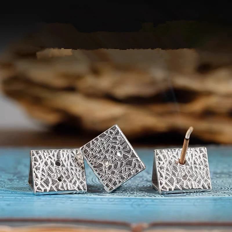 100pcs Alloy Incense Holder,Can Be Fixed Incense Sticks,Portable Incense Burner Censer