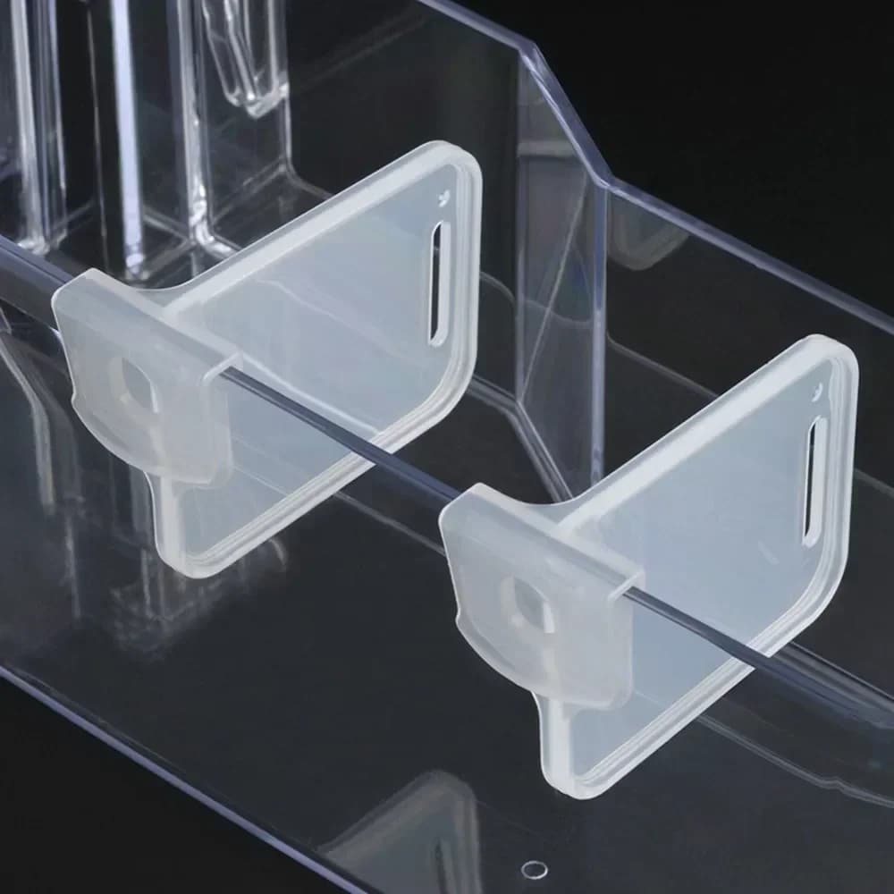Scaffale dell'organizzatore del frigorifero 4/6/8 pezzi articoli da cucina scaffali organizzatori cose di stoccaggio per l'organizzazione dei gadget per la casa
