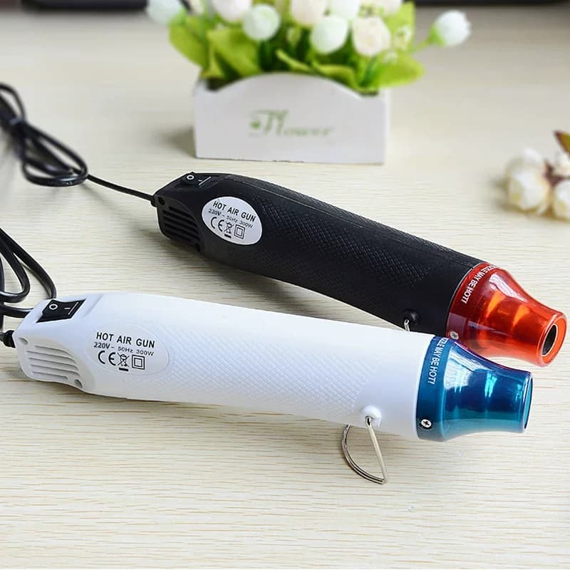 Handheld 300W Mini Heat Gun, Multi‑Function Electric Hot Air Tool, Compact Heater for DIY Embossing and Shrink Wrapping Work