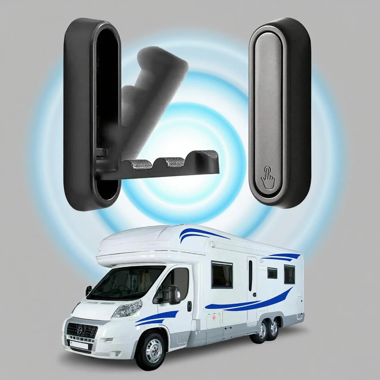 1PC per camper bagno casa camper roulotte camper accessori interni gancio per vestiti pieghevole in lega di alluminio gancio per vestiti