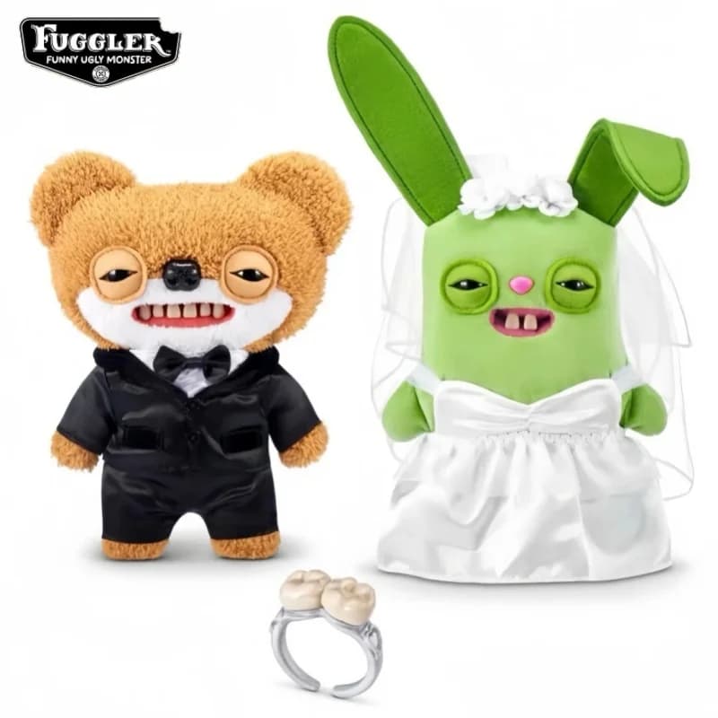 Originale Fuggler Festa di Nozze Peluche Coreano Edizione Limitata Denti Mostri Decorazione di Nozze Regalo di San Valentino Fidanzata