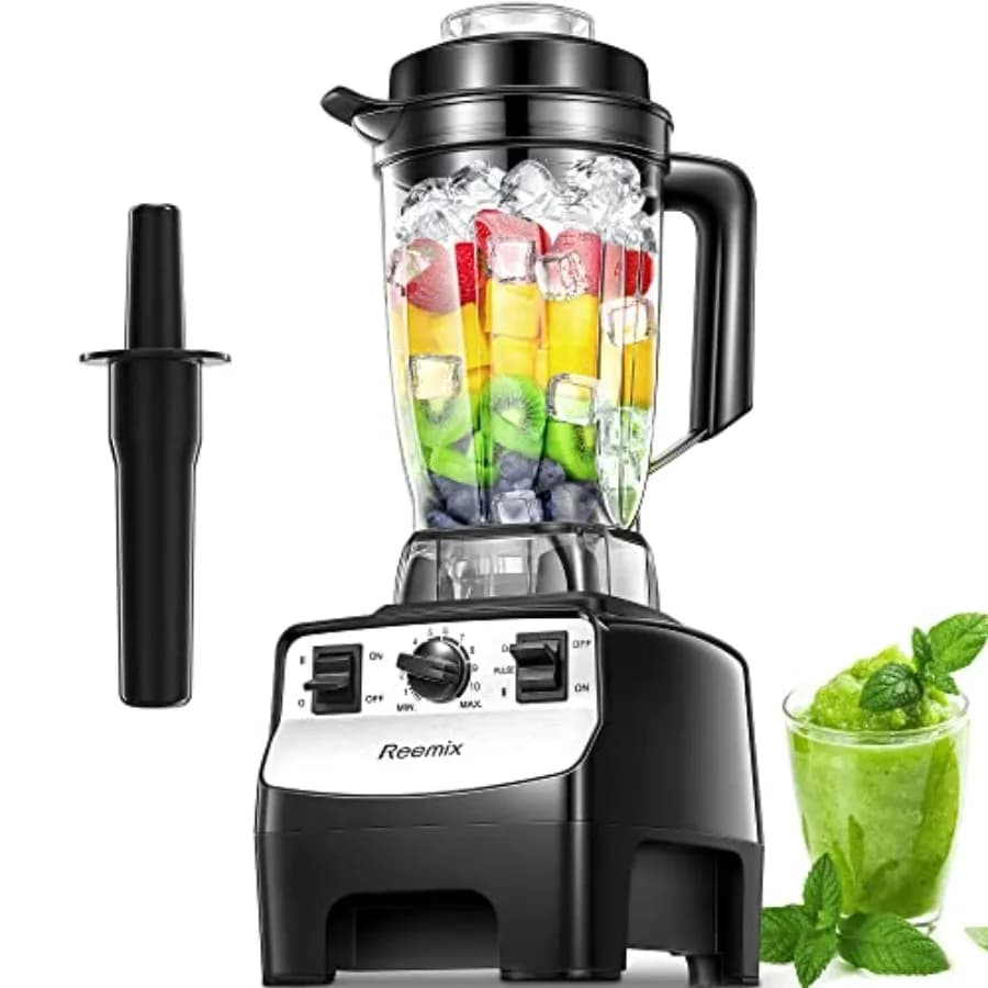 Frullatore da Banco Professionale 1450W ad Alta Velocità per Cucina, Controllo a 10 Velocità, Contenitore Tritan Senza BPA da 68 oz