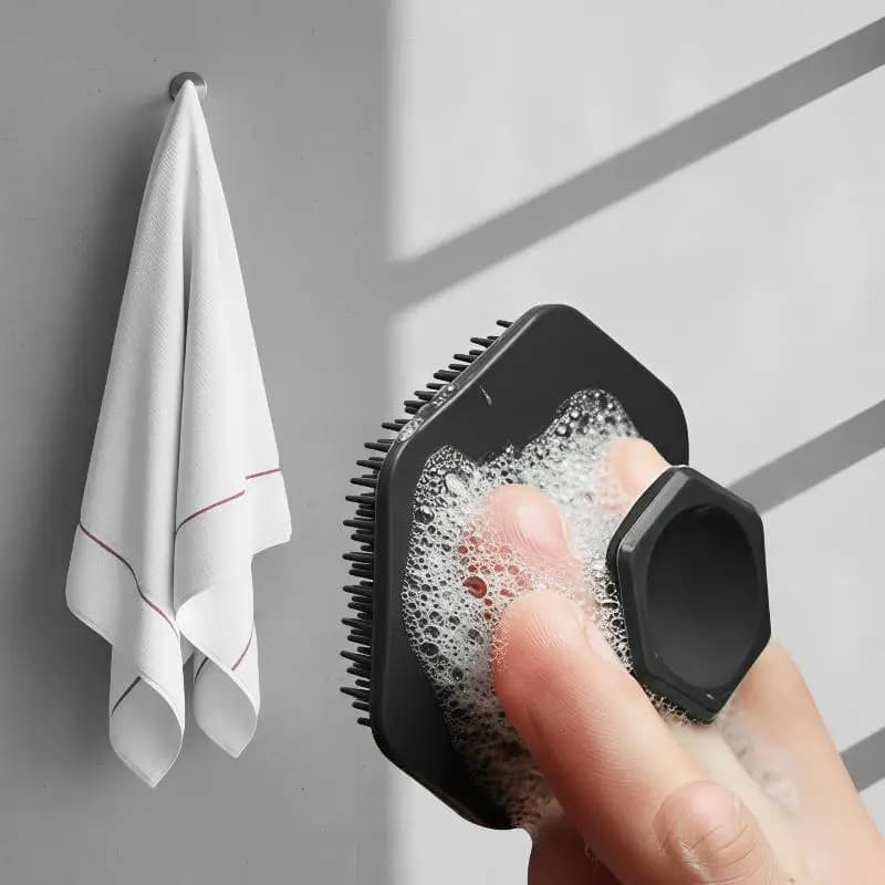Facial Cleaning Brush Scrubber Silicone Miniature Face Deep Clean Shave Massage Face Scrub Brush Face Cleaner
