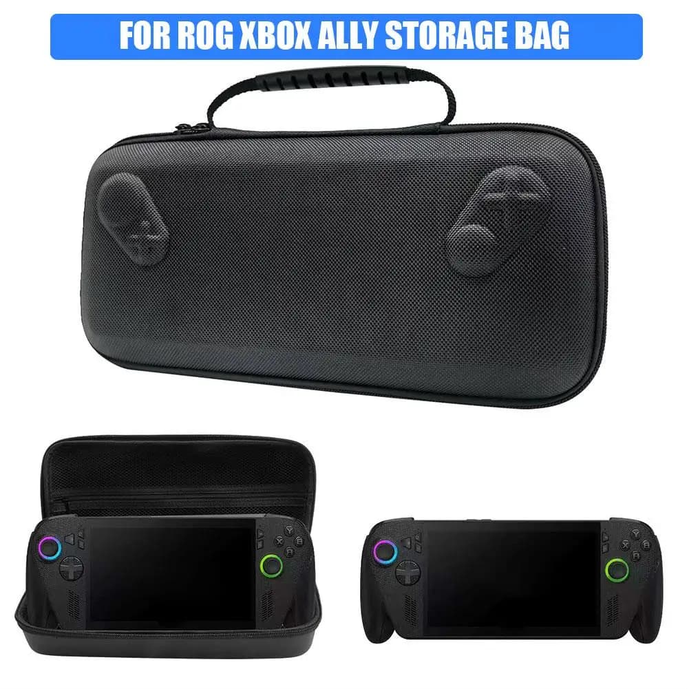 Custodia da trasporto portatile con guscio rigido con supporto per console di gioco portatile (modello Ally X/Ally), custodia protettiva e accessori