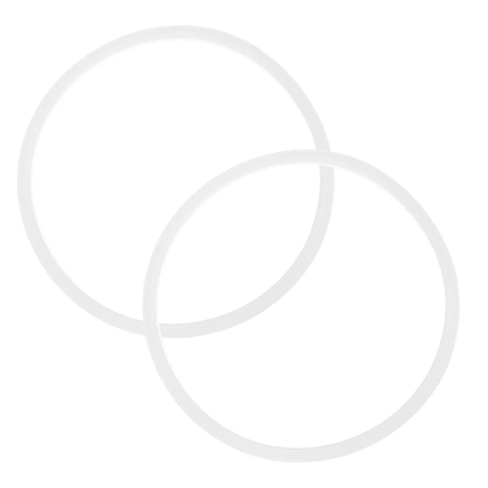 2 Pezzi Guarnizioni in Silicone Ermetiche di Ricambio per Coperchi di Contenitori per Alimenti, Sigilli per Contenitori Bento e Preparazione Pasti
