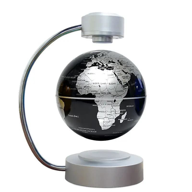 Globo a Levitazione Magnetica con Luce LED, Lampada Mappa del Mondo Fluttuante per Casa e Ufficio, Regalo Tecnologico per Studenti