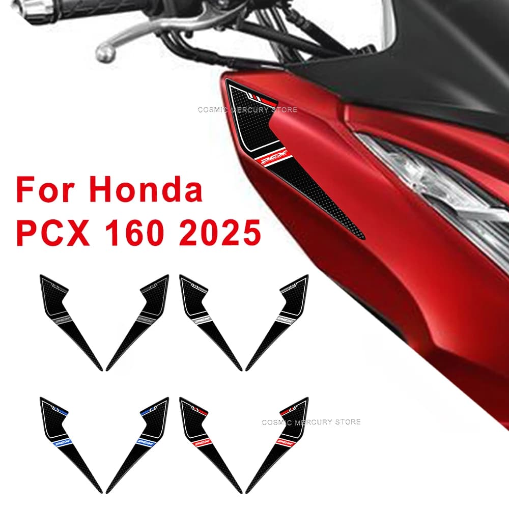 Adesivo per serbatoio moto Kit adesivi protettivi Adesivi in resina epossidica gel 3D per Honda PCX 160 2025 Adesivi per testa moto