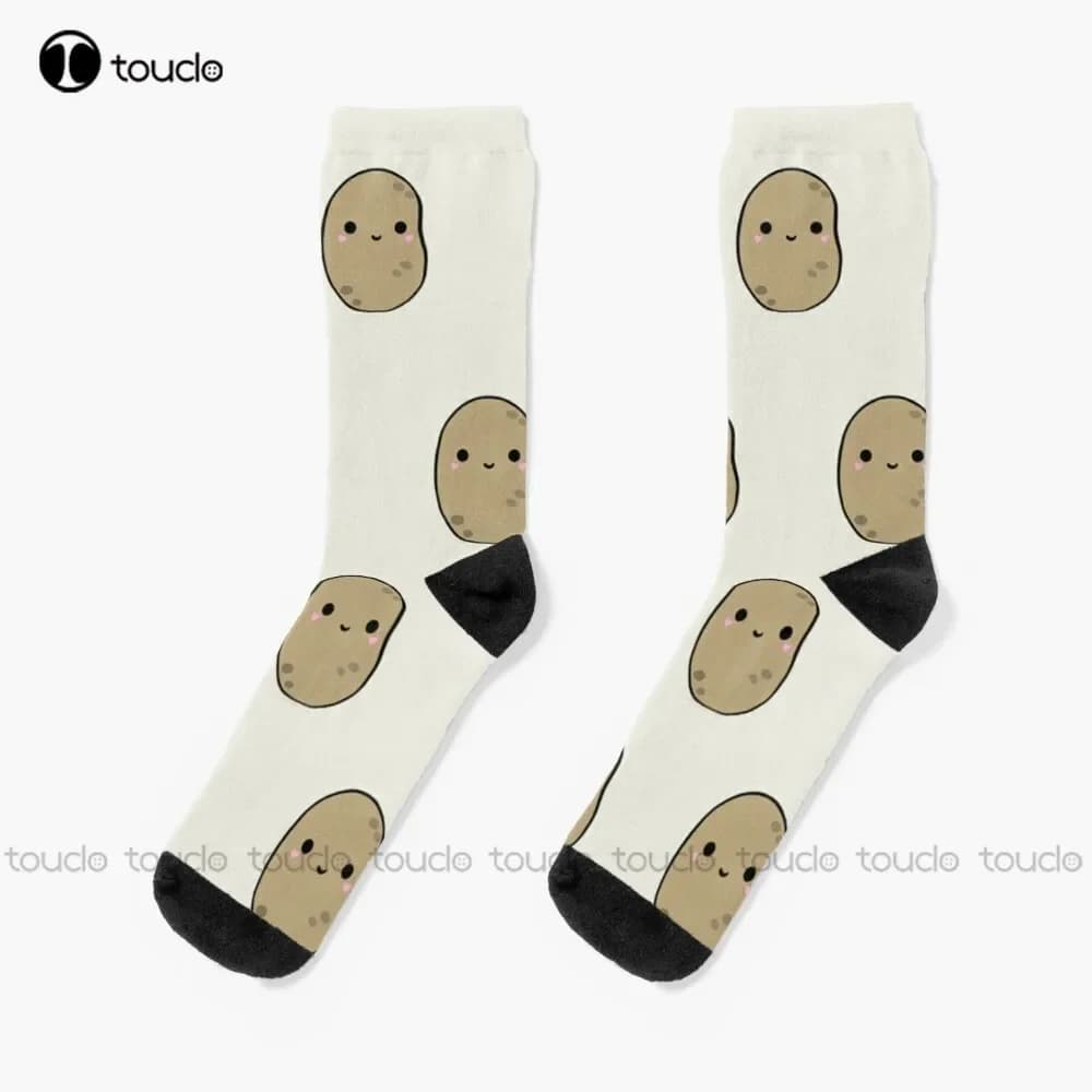 Simpatici patate Patate Calzini Kawaii Calzini per ragazze Calzini personalizzati personalizzati per adolescenti adulti unisex Regalo di Natale di Halloween