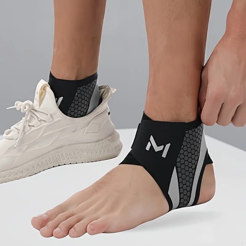 Supporto per caviglia, protezione anti-distorsioni per caviglia, adatta per basket, calcio, corsa, sport, adatta per uomini e donne