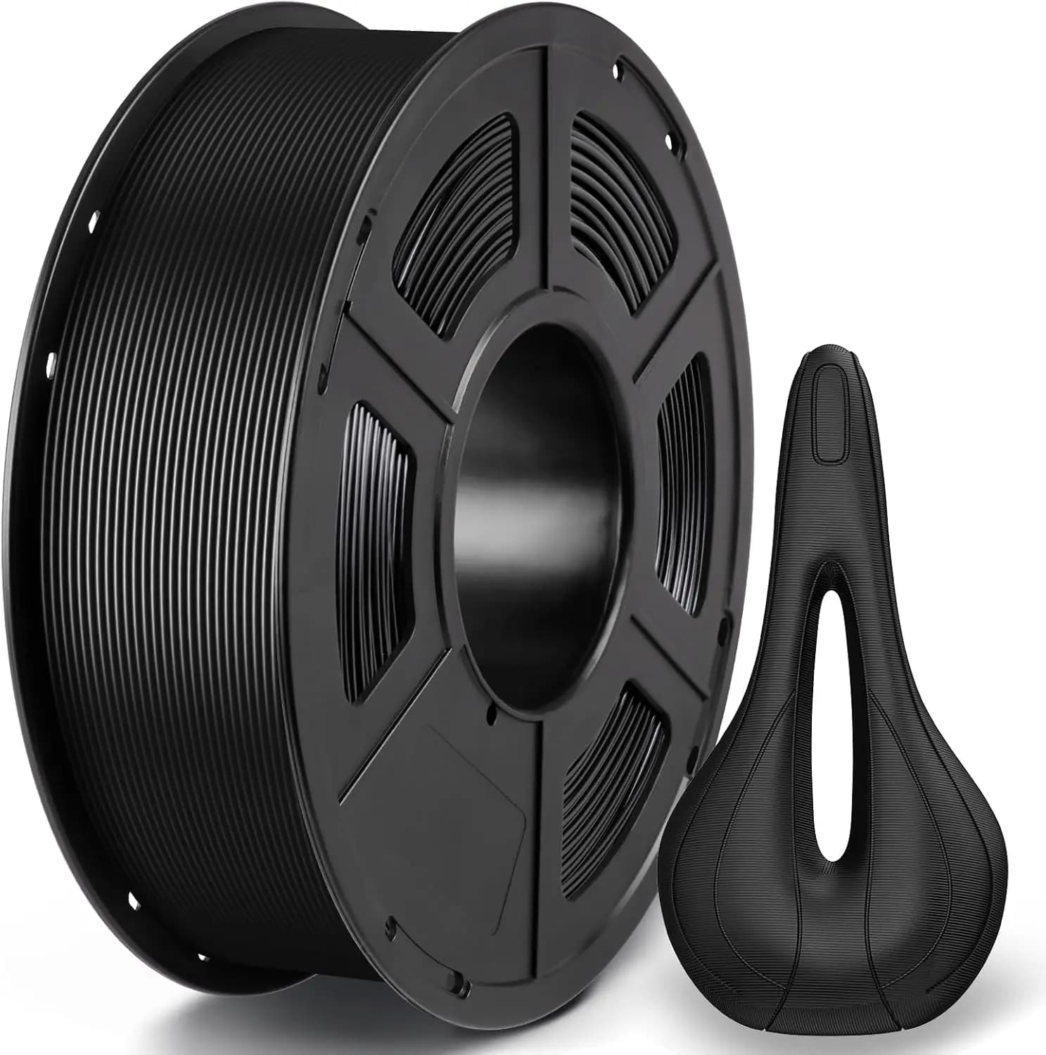 Filajoy3d Tpu 95a Professional 3D Printing Filament, 1.75mm 250g Strong Elasticity, Abrasion Resistance,black