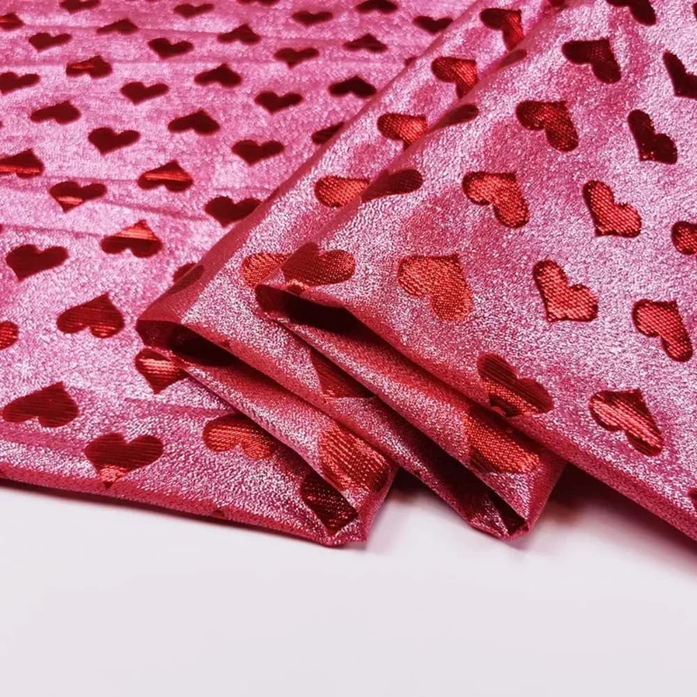 Jacquard Brocade Fabric Love Fashion Thin Wedding Dress Fashion Luxury Brand Designer Cloth by the Yard
