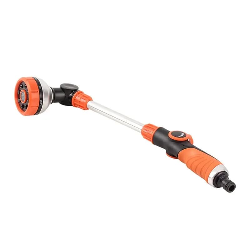 B08B-Long Pole Spray Wand Multi-Pattern Hose Nozzle Garden Water Gun For Plant Flower Vegetable For Watering System