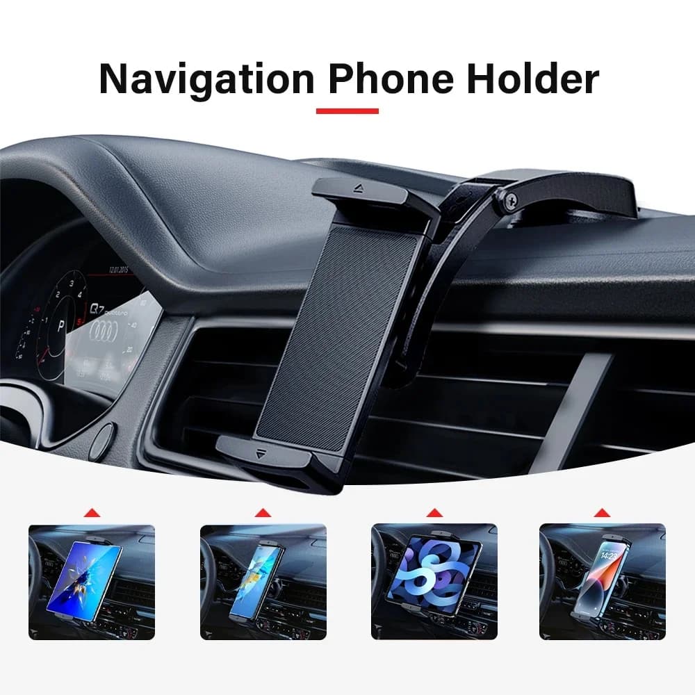 Supporto per Tablet da Auto con Forte Ventosa per Samsung Galaxy Z Fold 4 3 2 iPhone iPad Mini Air GPS