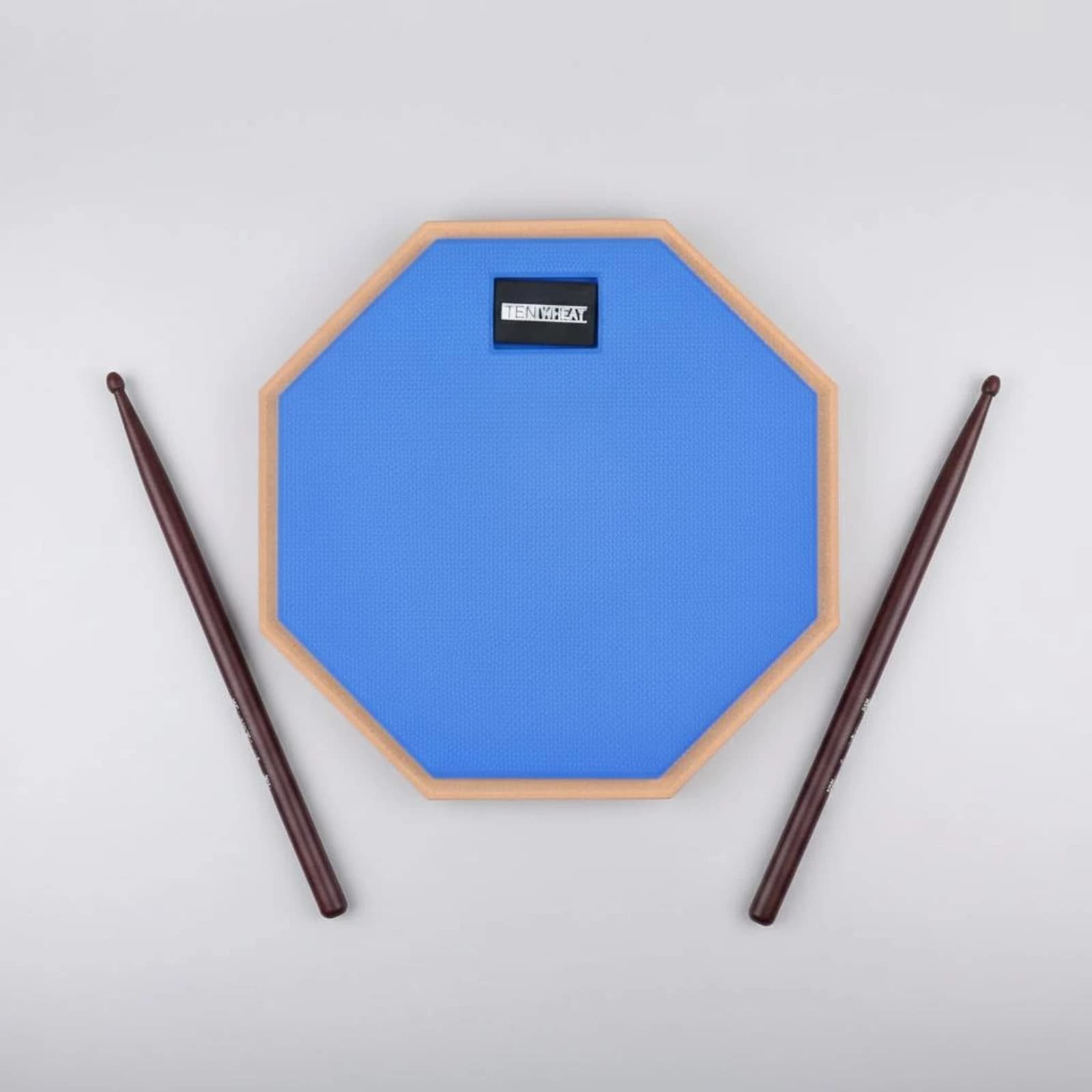 8 Inch Drum Pad Mute Rubber Practice Pad Music Accessory Non-Slip Long-Lasting for Drummers, Rehearsal