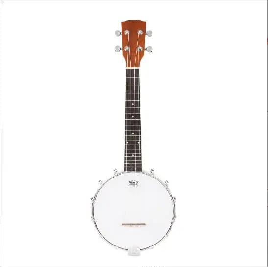 Banjo Ukulele Cinese Instrumento Banjos Barato Body Binding Banjo 4 Corde in Chitarra