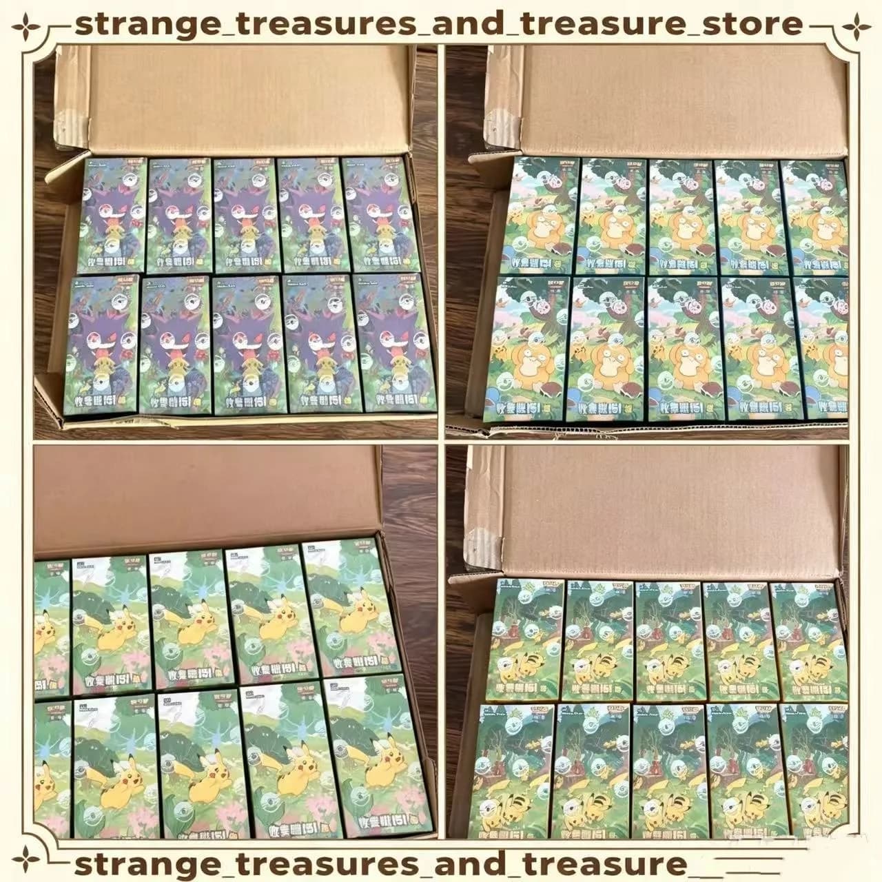 20boxes Pkm Cards PTCG Simplified Chinese Zhu Zi Collected 151 Thin Box Change Series Card Ponyta Gengar Game Collectible Cards