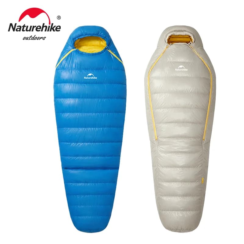Sacco a pelo Naturehike Snow Bird Base -16 ℃ Attrezzatura da Campeggio per Escursioni All'aperto Resistente al Freddo, Traspirante, Antivento, Completamente Coperta