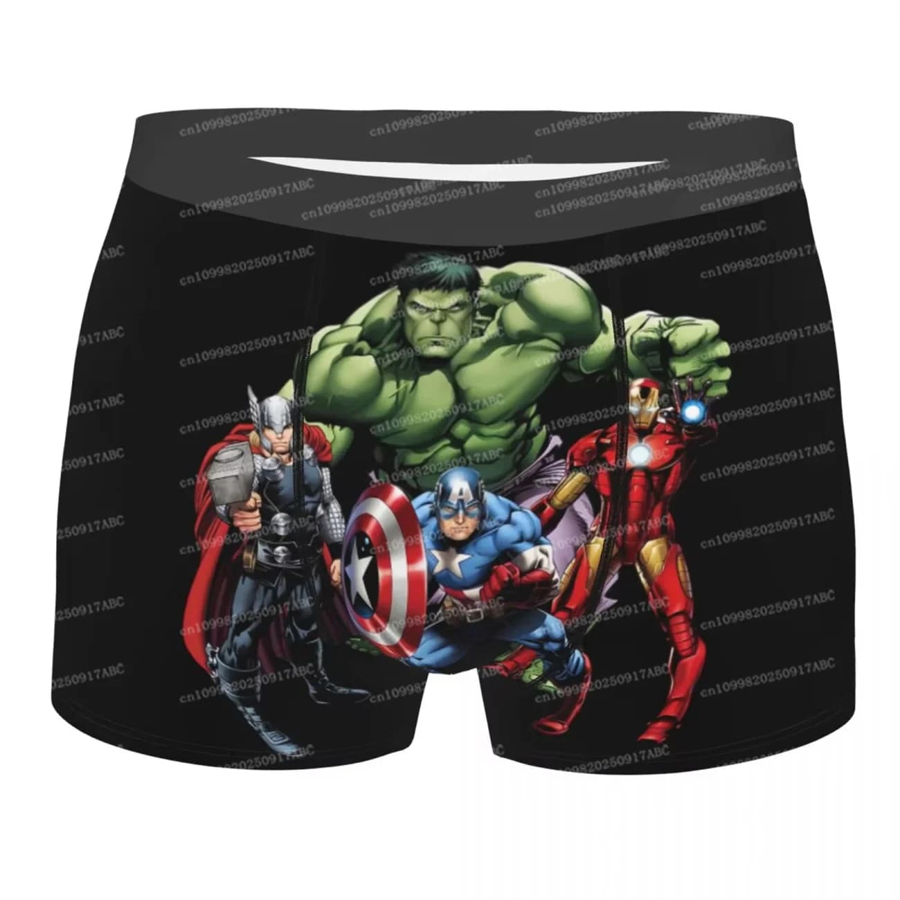 Mutande da Uomo Iron Man Marvel Film, Intimo da Donna, Boxer Elasticizzati da Uomo, Pantaloncini, Slip Morbidi per Uomo