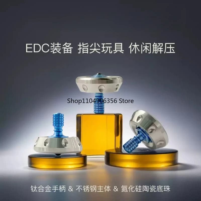 Spinner in Metallo Antistress, Fidget Spinner Manuale EDC per Alleviare lo Stress