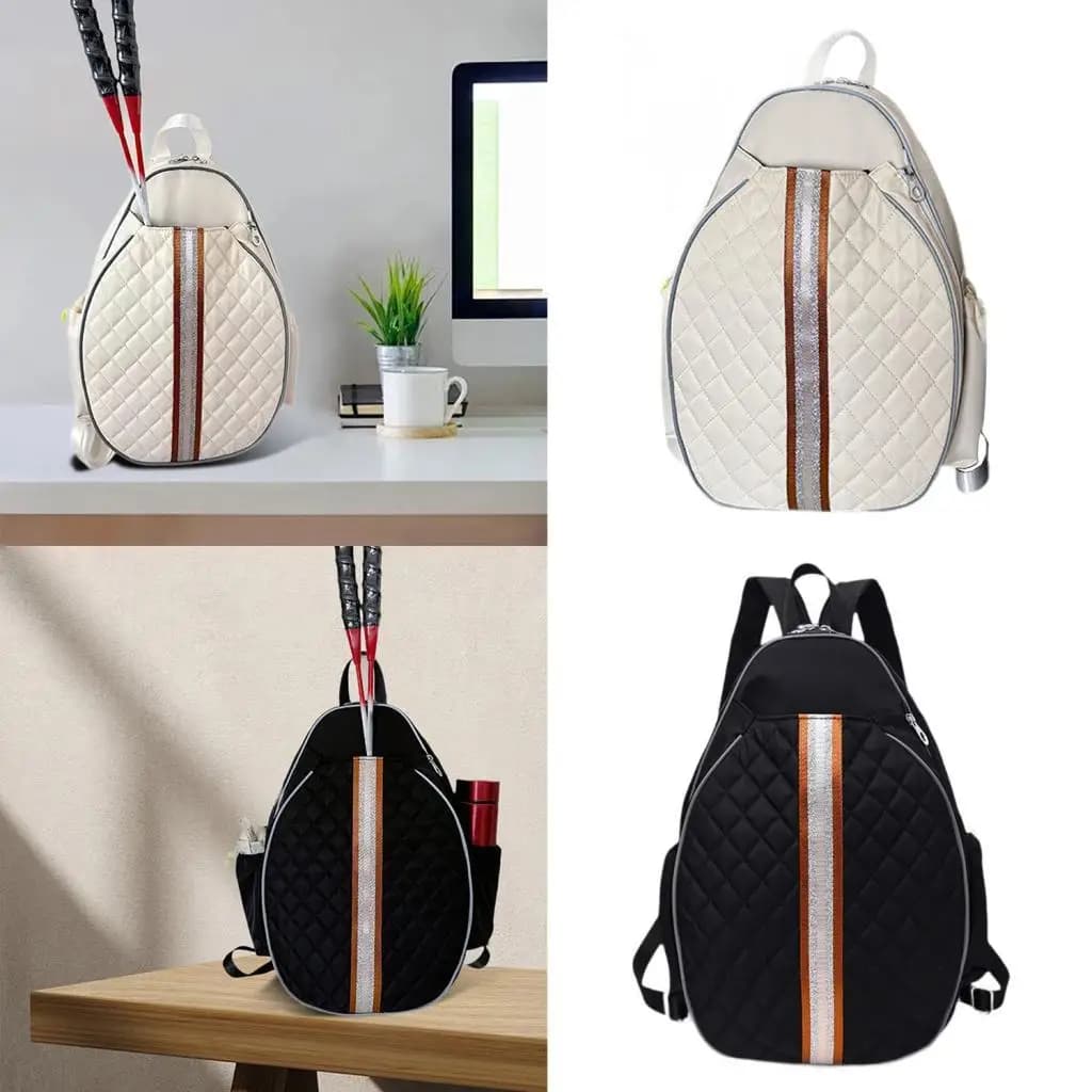 Tennis Racket Bag Outdoor Sports Adjustable Strap Organizer Racketball Bag