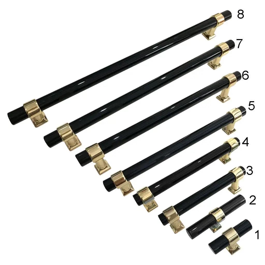 Maniglia per porta in acrilico, pomello moderno in lega, set di maniglie per mobili, stile nordico, regolabile, adatto per cassetto della cucina