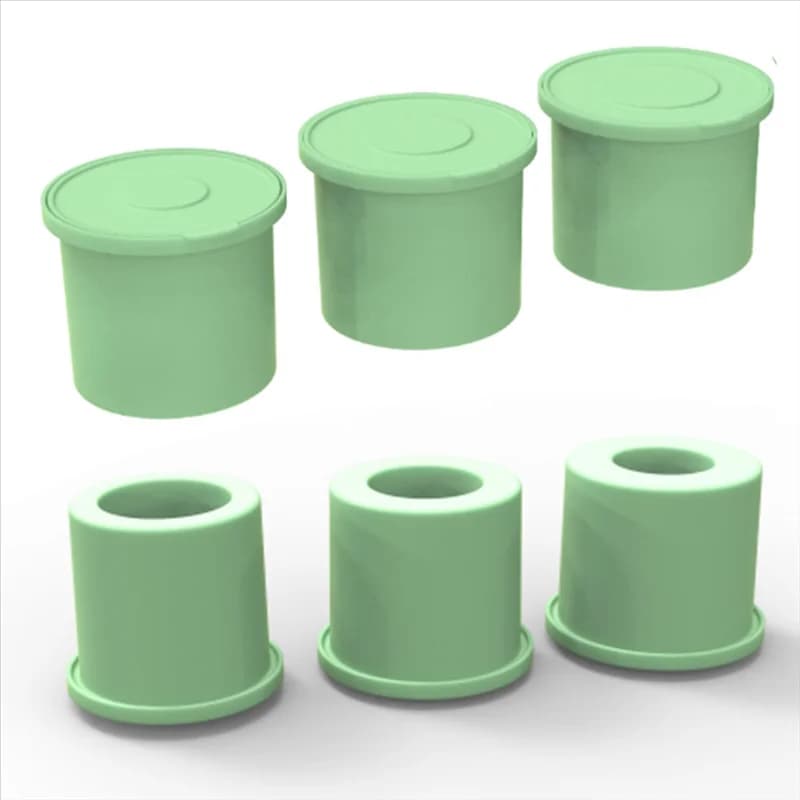 Cylinder Silicone Ice Mold for Stanley Tumbler Multi-Size Ice Stick & DIY Popsicle Maker with Sealed Lid