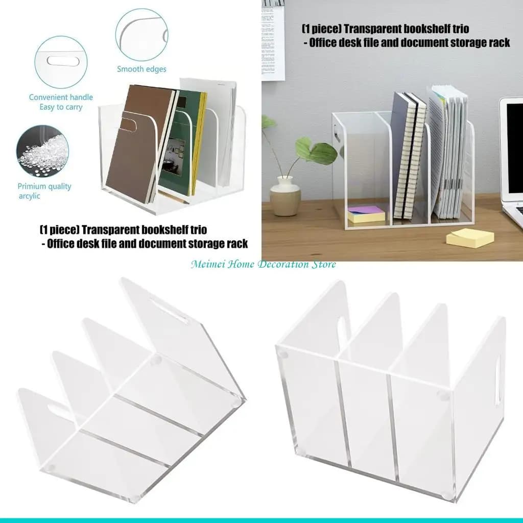 per file verticale H7BF con portariviste a 3 scomparti per uso scaffale da scrivania