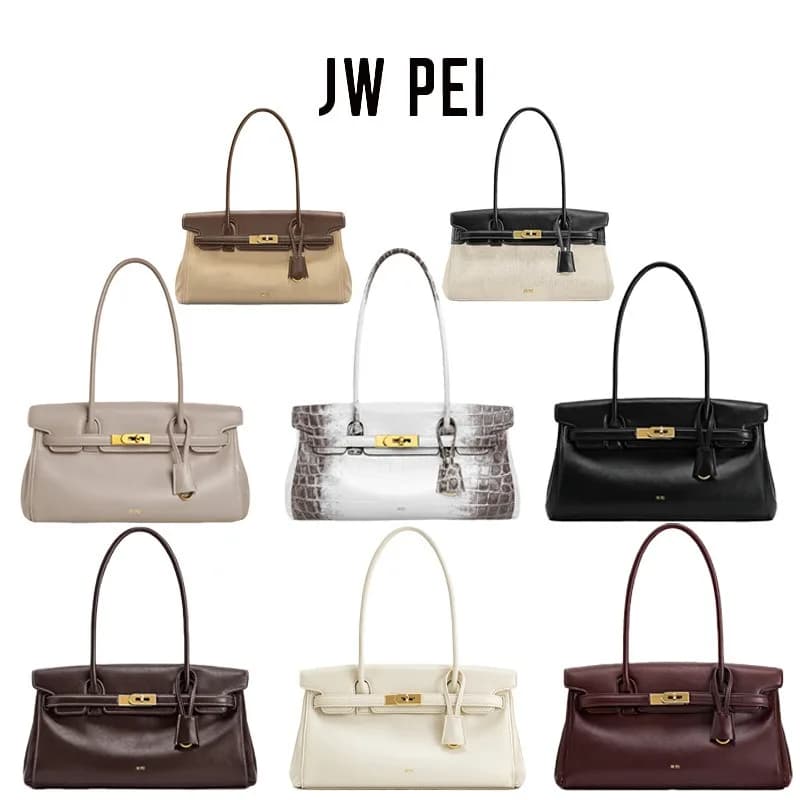 Borsa a tracolla in pelle JW PEI 2026, nuova borsa a spalla Yara, stile europeo e americano, borsa a baguette portatile alla moda