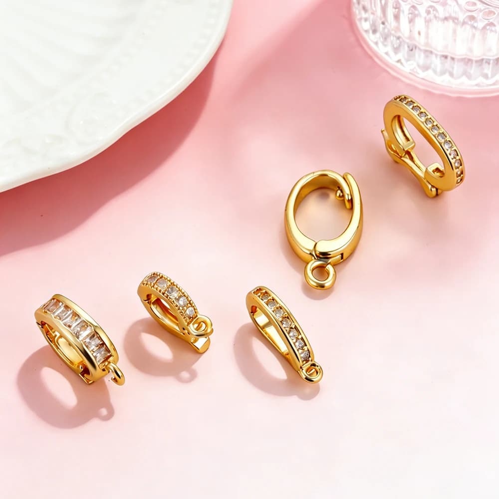 5 Pieces Bottone Shape Pendants for Bikinis, Jewellery Creation Accessories, Earring Zirconia, Bracelets, Fai-da-Te Keyring, Wholesale