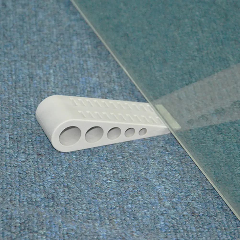 3Pcs Tpr ABS Door Wedge Stopper Non-Skid Floor Door Stop for Home Office Hotel Safety Baby Pet Protection Carpet Wood Tile