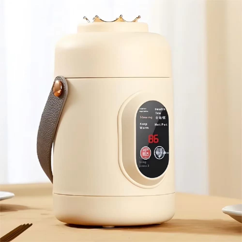 Cuociriso Multifunction HOMEFISH, Electric Kettle Travel Laptop, Domestic Electric Pot with Spina 110V US/220V EU
