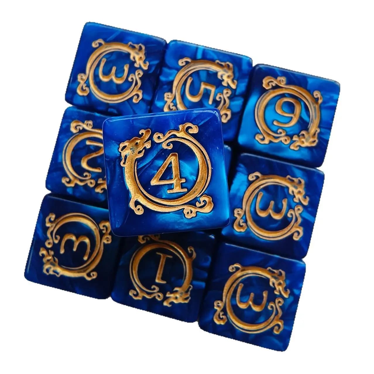 Set di dadi sfaccettati stile Galaxy D4 D6 D8 D10 D12 D20 per TRPG Dragon Dungeon Gioco da tavolo DND RPG Gioco di ruolo da tavolo