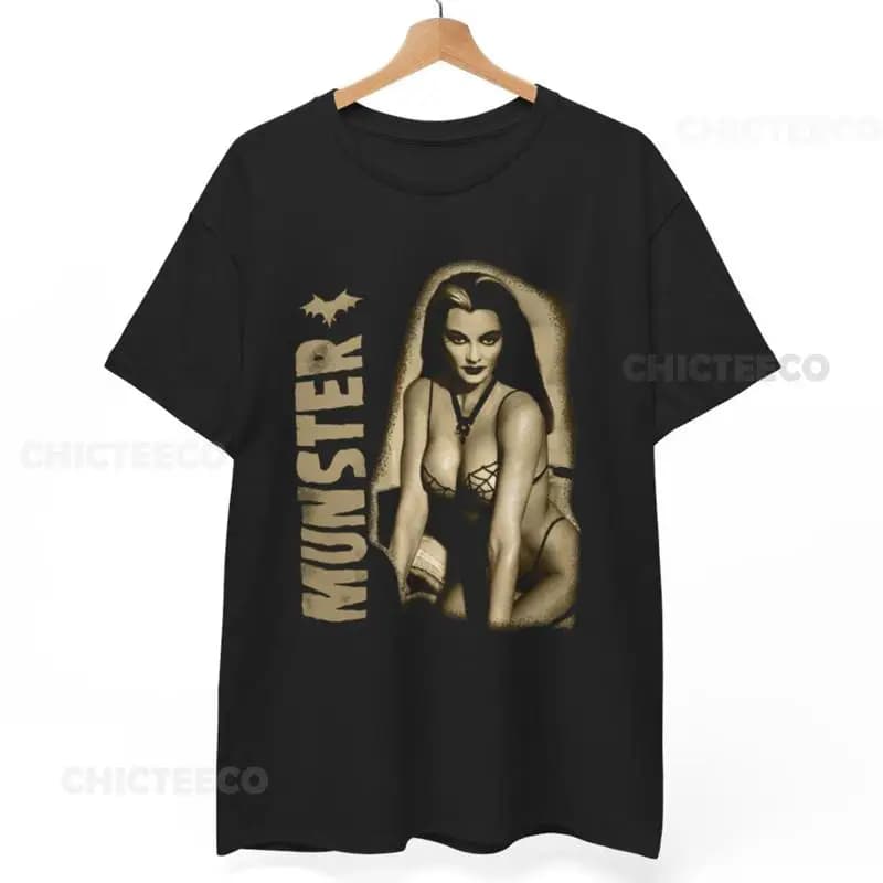 Maglietta Lily Munster del film horror degli anni '80