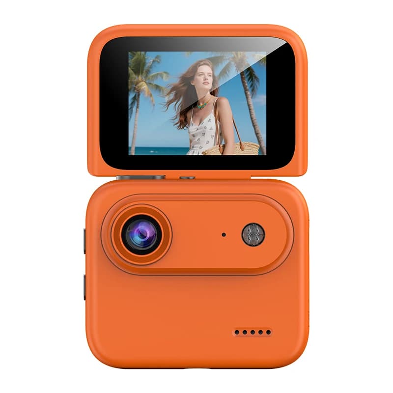 Telecamera d'azione HD Y360 Angoli versatili Flip Schermo ABS e supporto sul petto Durata della batteria estesa per forniture di avventure ultime