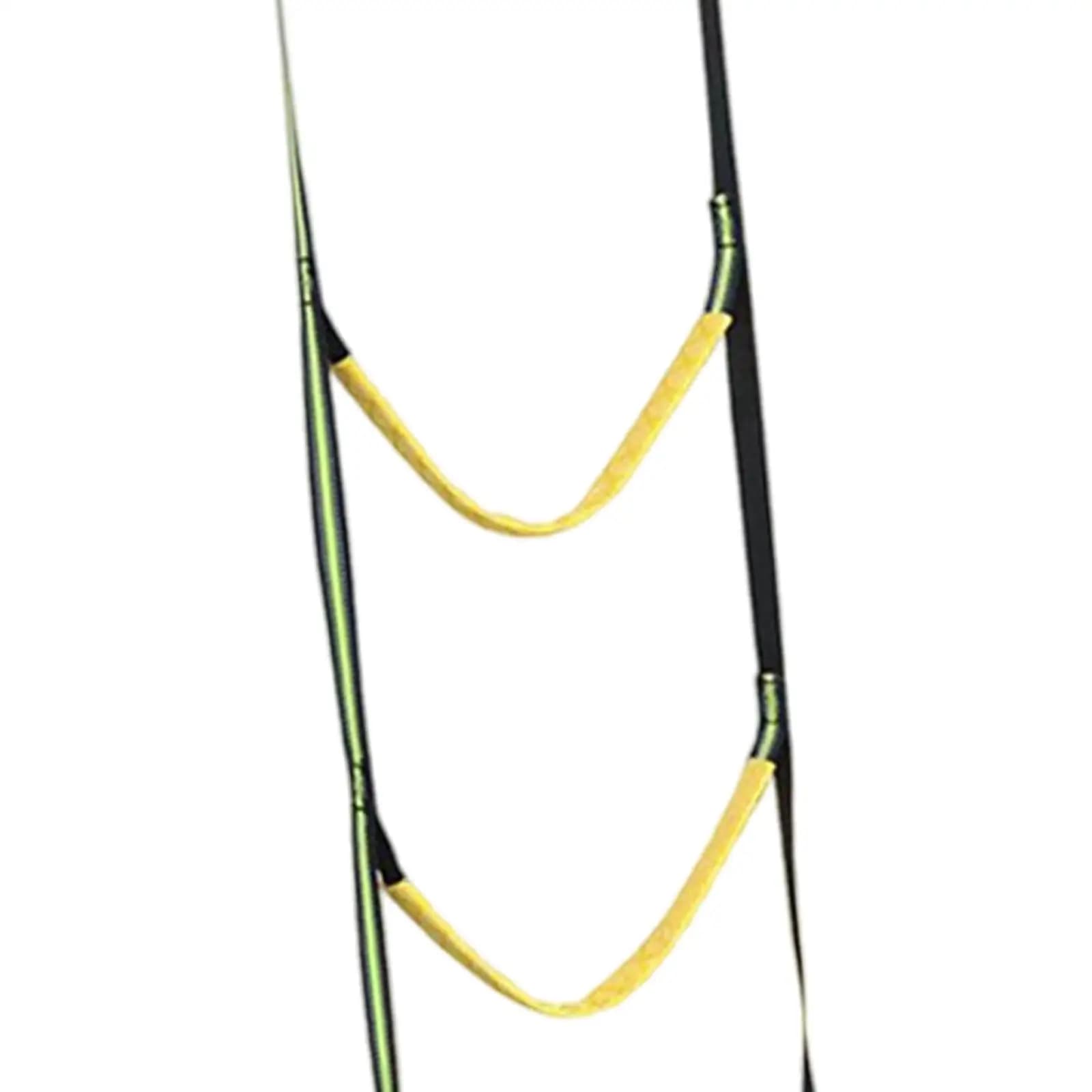 Boat Rope Ladder Swim Ladder,Assist Boarding Ladder Resin Rungs Climbing Rope Ladder Marine Rope Ladder for Dinghy Kayak