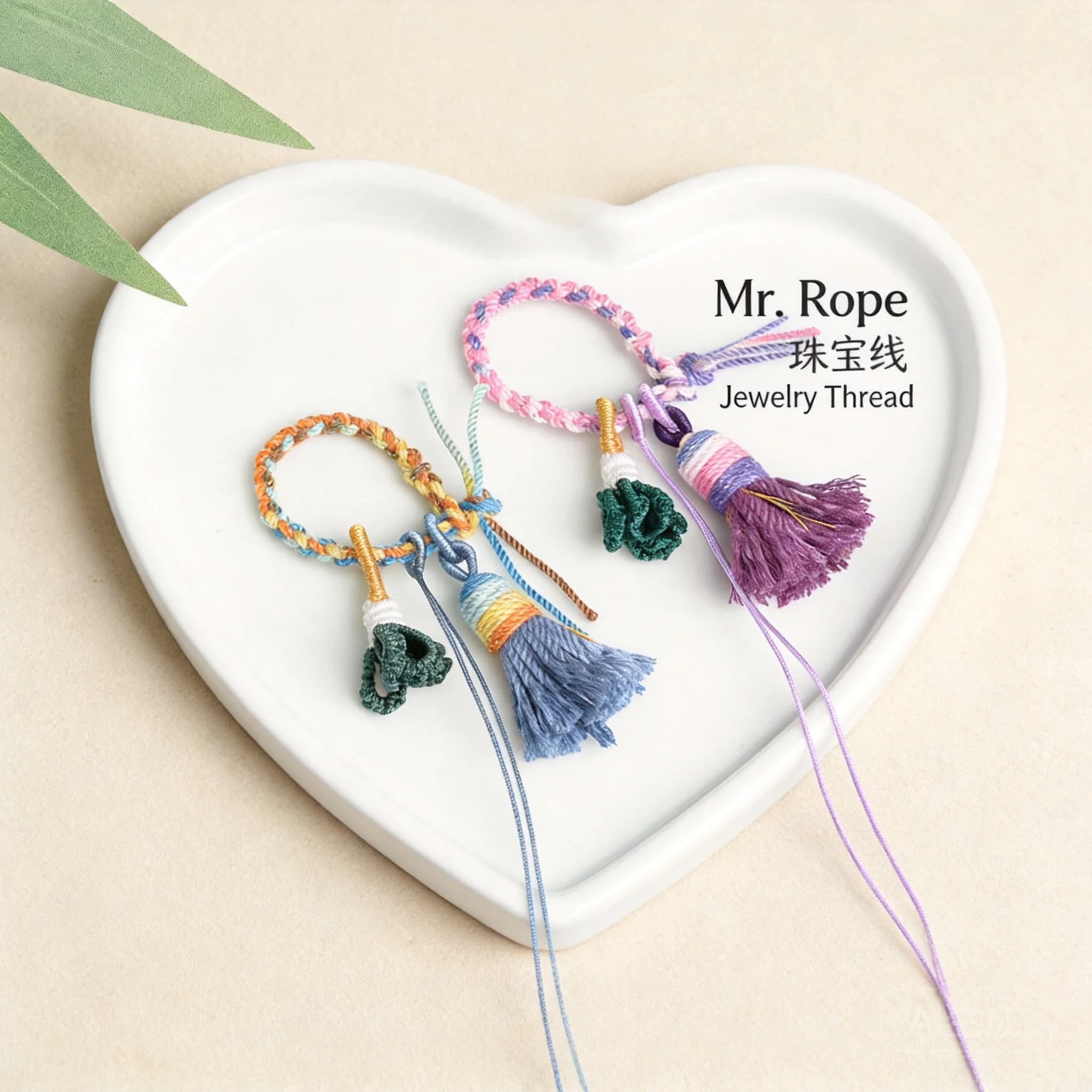 Chinese Style Lucky Blessing Cabbage Pendant Handmade Cotton Tassel Keychain Finger Ring Bag Hanger Wealth Attracting Feng Shui
