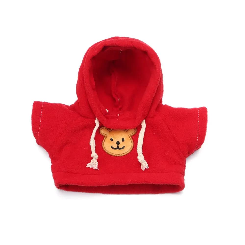 Bambole Animali Decorative da 30cm per Casa, Regali di Compleanno, Accessori per Bambole con Maglione, Felpa con Cappuccio, Vestiti