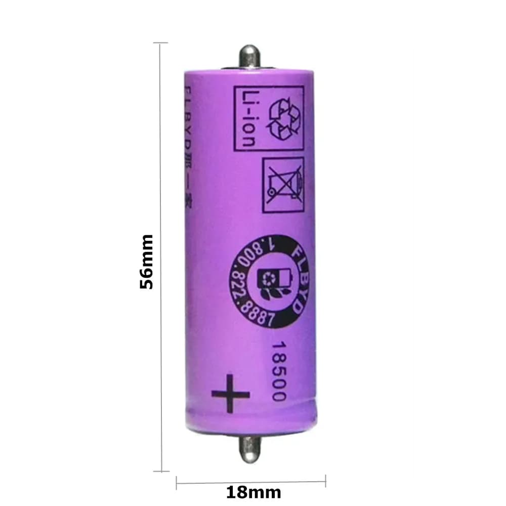 UR18500Y 1600mAh Battery for Braun Series 5 7 8 9 3018765 6703925 720s-4 790cc-4 720 730 730cc 730S-4 790cc 5375 5377 Rasoi