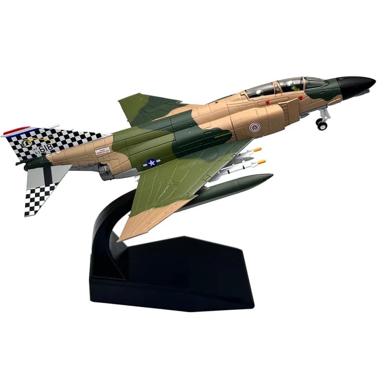 1:100 1/100 Bilancia US F4C F-4C Phantom Fighter Diecast In Metallo Aereo Aereo Modello di Aereo Giocattolo per la Raccolta o il Regalo