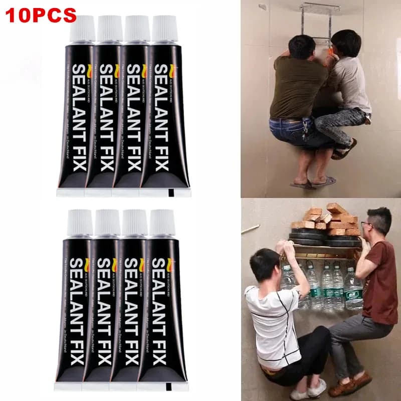 5/10 pz Super Colla Istantanea Forte Legame Marmo Metallo Vetro Adesivo A Prova D'umidità Piastrelle Fix Sigillante ad asciugatura rapida Sigillante Per La Casa 12g