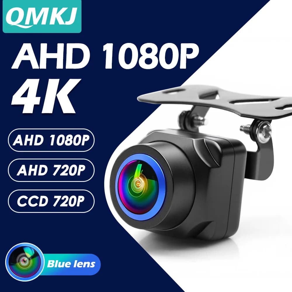 AHD1080P/720P/NTSC CVBS Car Rear View Camera Full HD Reverse CCD Image 180 Degree Wide Angle Night Vision Fisheye Len