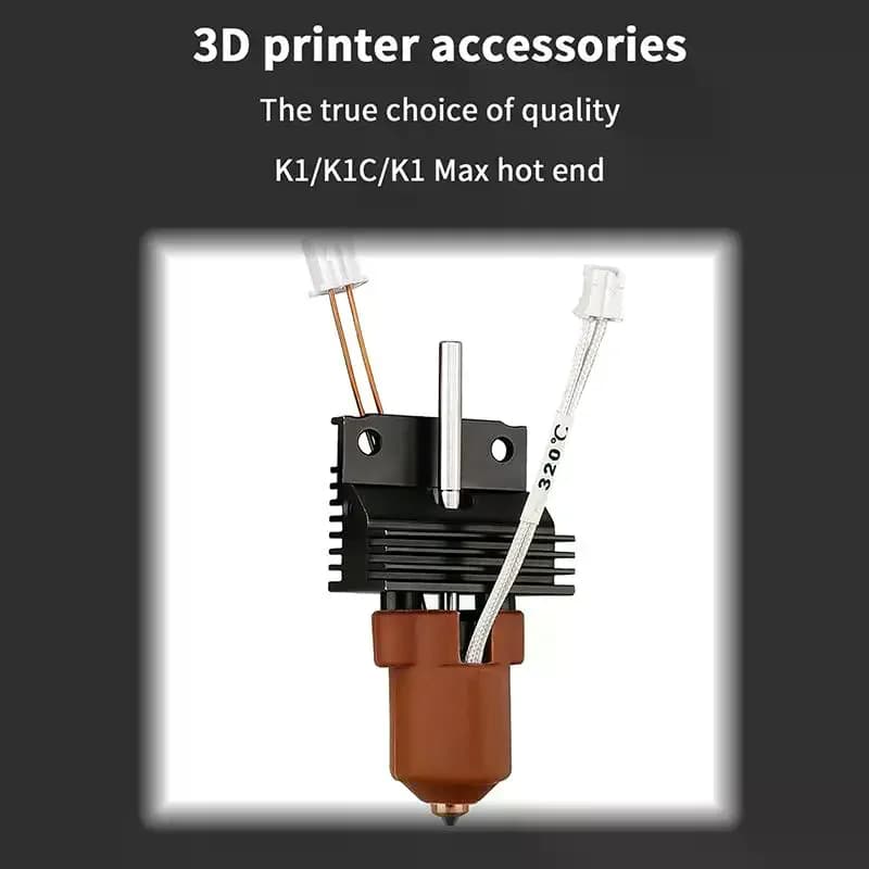 New Kit Ceramic Heater K1 Series K1 Version 2025 with Terminal and Buckle Compatible with 3D printers K1/K1 Max/K1C