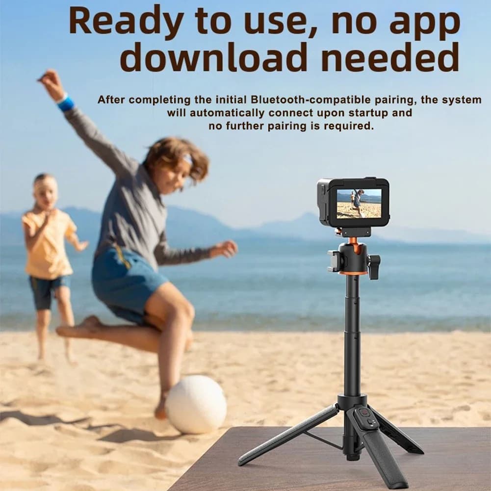 Per treppiede selfie magnetico Insta360X5 con telecomando compatibile Bluetooth Supporto per treppiede portatile versatile per selfie per esterni