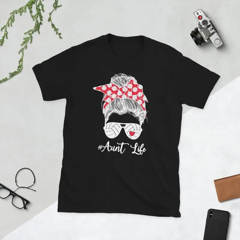 Funny Aunt Volleyball T-shirt from a player