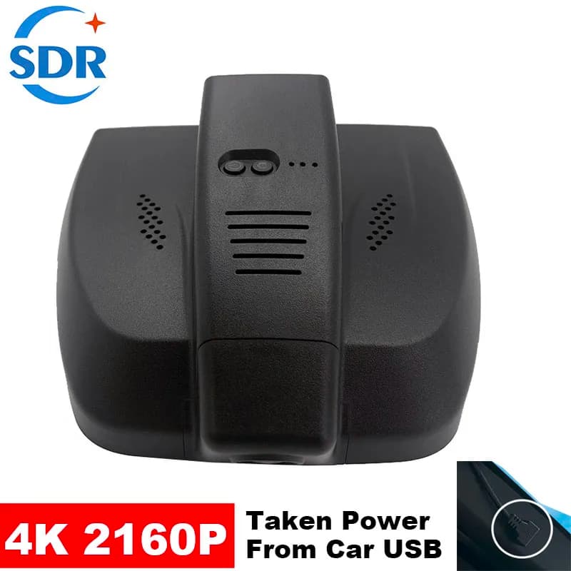 4K 2160P USB Powered Car DVR Video Recorder Wifi Dashcam For Ford EQUATOR/EQUATOR Dexule 2021 Control by Moblie Phone APP