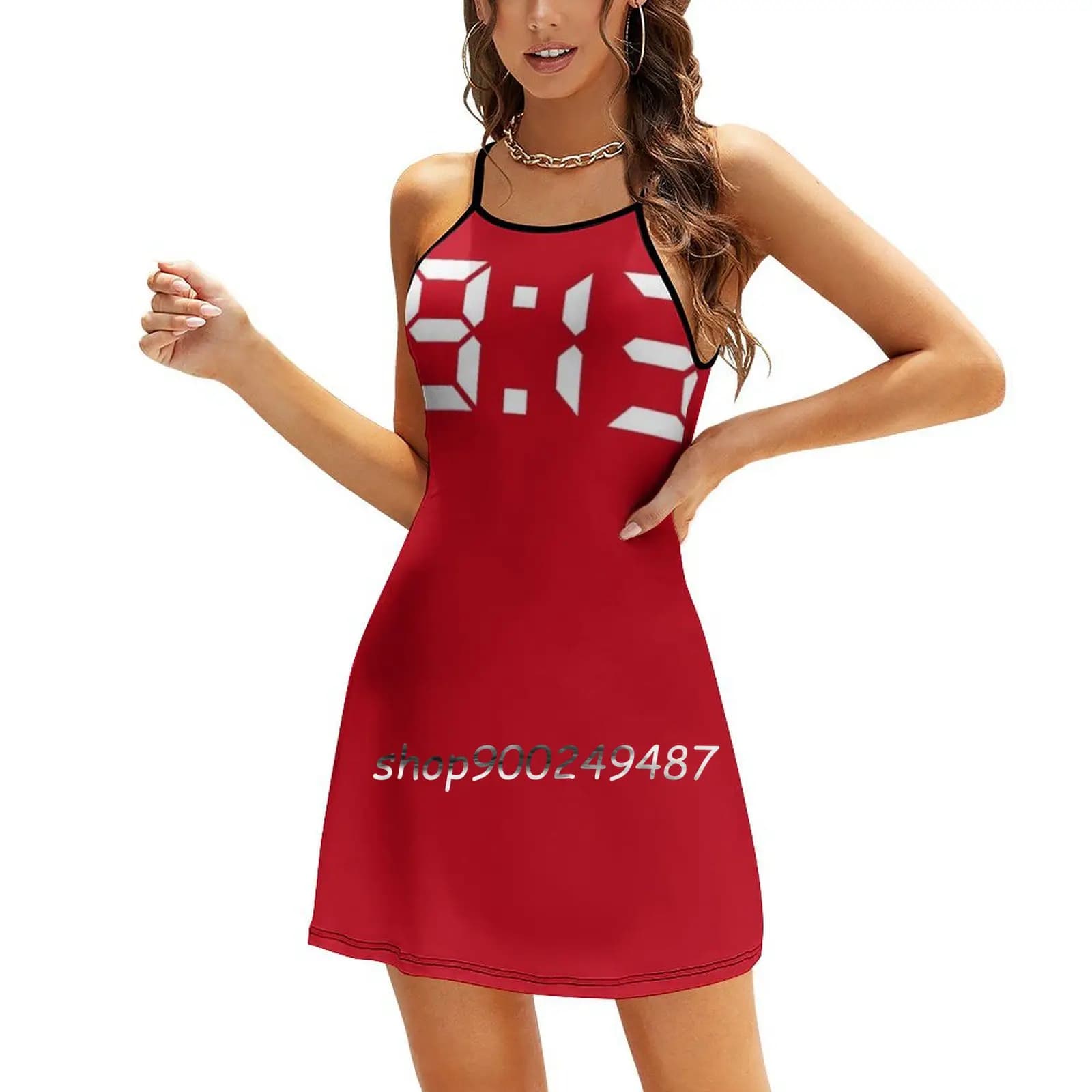 Delta Digital Time 1913 Square Neck Dress Cute Loose Print Dresses Elegant Beach Party Dress Delta Sigma Theta Delta Delta