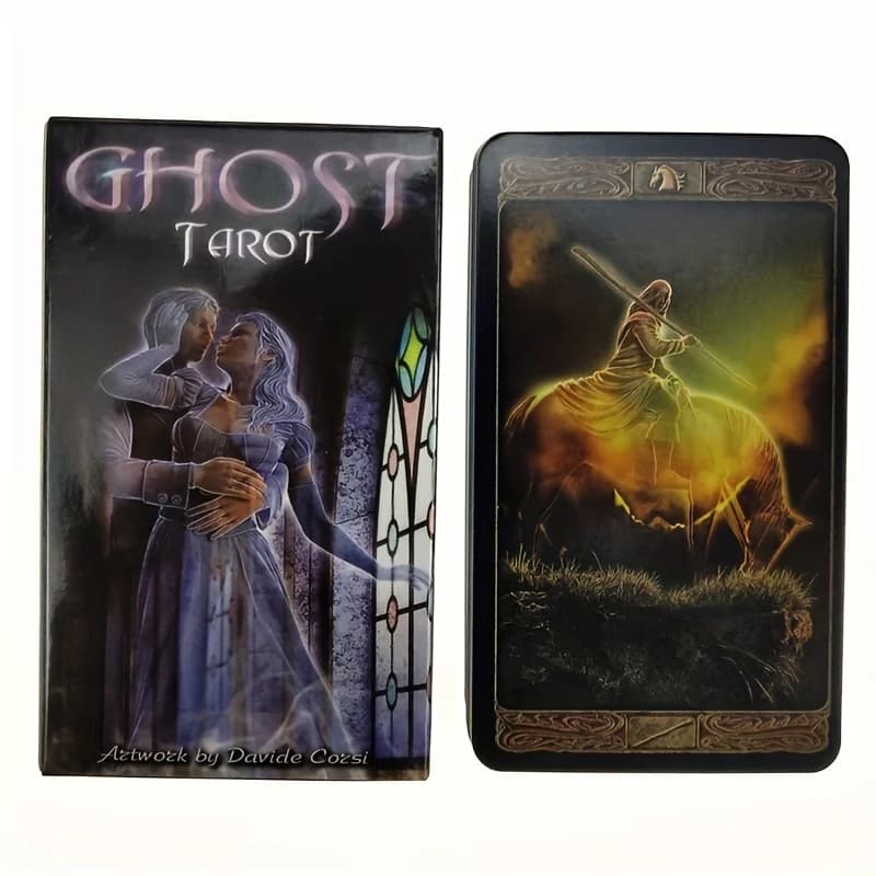 Set di carte dei Tarocchi Ghost per l'intrattenimento domestico e per riunioni di amici, collezione di carte da gioco per divinazione