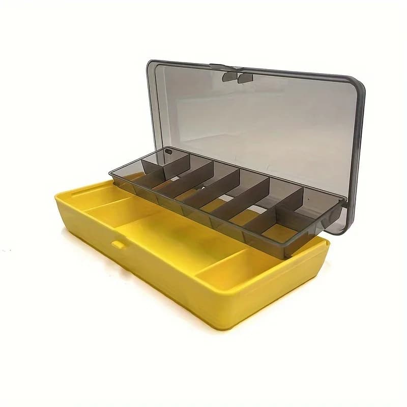 Double-layer Fishing Tackle Box for Hooks, Lures, And Baits - Portable Fishing Accessories